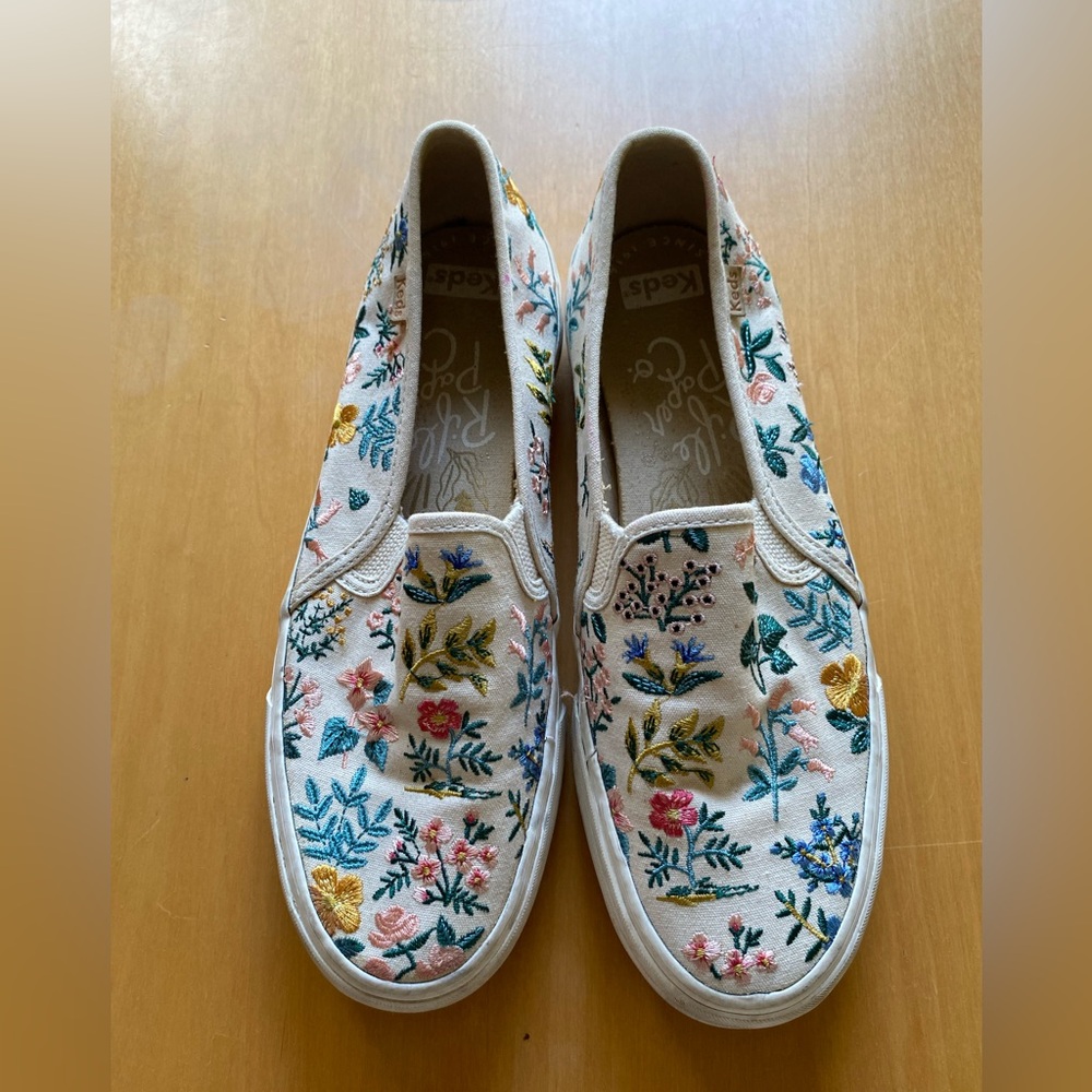 Floral Embroidered Women's Loafers by Keds